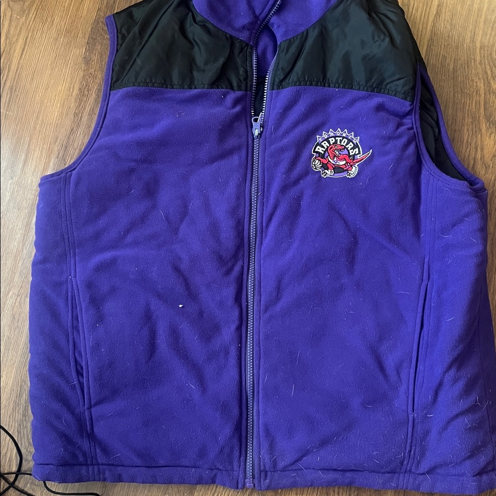 Unique Vintage Purple and Black Vest